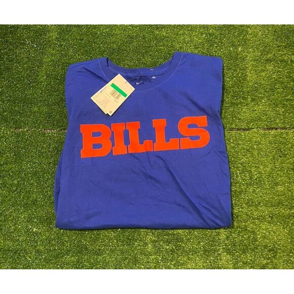 Nike Other - Nike Buffalo Bills shirt mens extra large blue spell out josh allen red NFL X